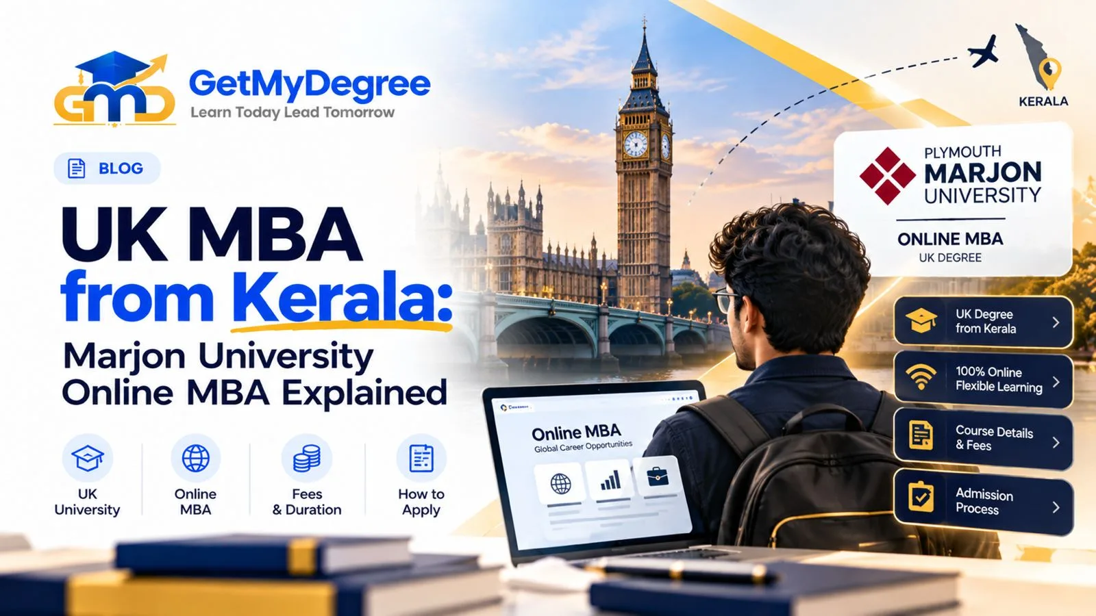 Get My Degree cover: a UK MBA from Kerala — the Plymouth Marjon University online MBA explained, with fees, duration and how to apply Get My Degree cover: a UK MBA from Kerala — the Plymouth Marjon University online MBA explained, with fees, duration and how to apply